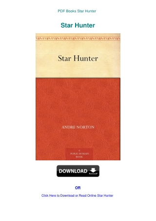 PDF Books Star Hunter