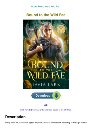 Books Bound to the Wild Fae