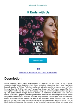 eBooks It Ends with Us