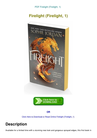 PDF Firelight (Firelight  1)