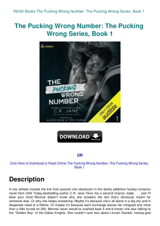 READ Books The Pucking Wrong Number The Pucking Wrong Series  Book 1