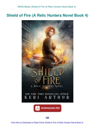 READ Books Shield of Fire (A Relic Hunters Novel Book 4)
