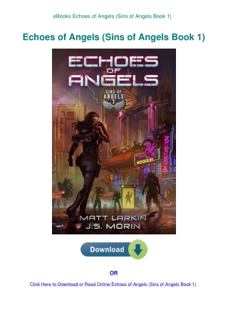 eBooks Echoes of Angels (Sins of Angels Book 1)