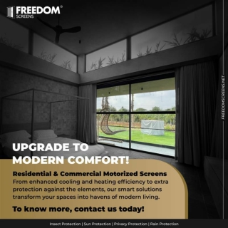 Upgrade to Modern Comfort with Freedom Screens