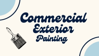 Commercial Exterior Painting