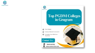 Top PGDM Colleges in Grugram