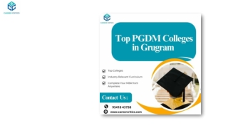 Top PGDM Colleges in Grugram