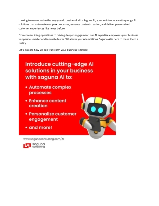 Saguna Consulting