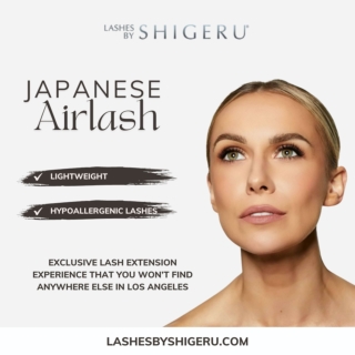 Japanese Airlash- Lashes by Shigeru- Exclusive Lash Extensions