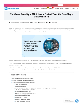wordpress security guide 2025