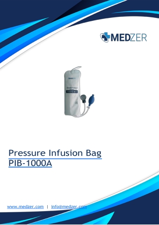 Pressure Infusion Bag PIB-1000A