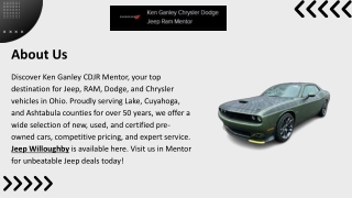 Ken Ganley CDJRF Dealership in Painesville, OH | Serving Eastlake and Geneva | K