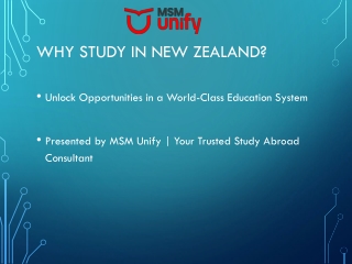 Study Abroad in New Zealand: A Gateway to Success