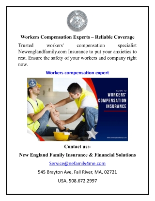 Workers Compensation Experts – Reliable Coverage