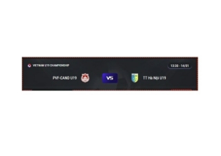Trực tiếp PVF-CAND U19 vs TT Hà Nội U19 13:30, ngày 14/01/2025