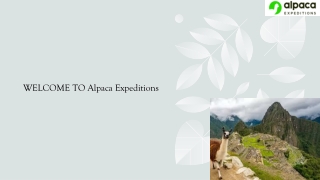 Discover Machu Picchu and the Inca Trail with Alpaca Expeditions