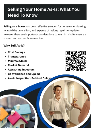 Selling Your Home As-Is: What You Need To Know