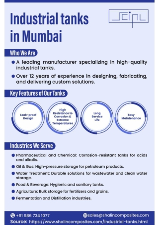 Best Industrial Tank Manufacturers in Mumbai