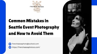 Common Mistakes in Seattle Event Photography and How to Avoid Them