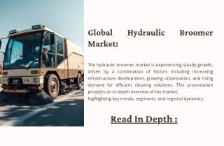 Global Hydraulic Broomer Market Growth Trends Analysis and Dynamic Demand, Forec