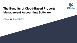 The Benefits of Cloud-Based Property Management Accounting Software