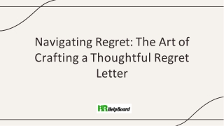 Regret Letter