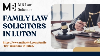 Family Law Solicitors in Luton — MB Law Ltd Solicitors