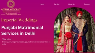 Punjabi Matrimonial Services in Delhi