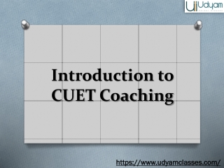 Best CUET Coaching Center in Bhubaneswar - Udyam Classes