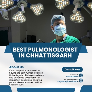 Best Pulmonologist in Chhattisgarh