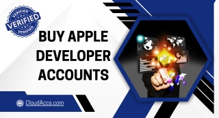 Buy Apple Developer Accounts 2025