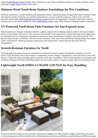 UV-Protected Resin Patio Sets for Sun Exposure