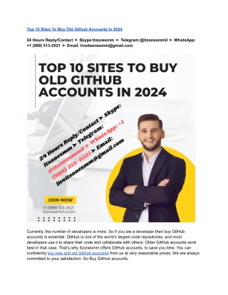 Buy GitHub Accounts in Bulk (PVA & Aged)