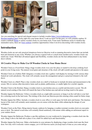 10 Innovative Ways to Use Wooden Appear Your Home Style