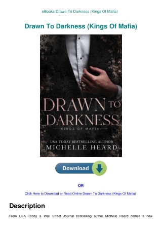 eBooks Drawn To Darkness (Kings Of Mafia)