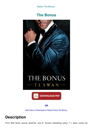 Books The Bonus