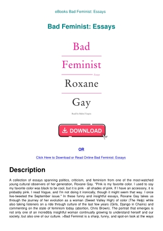 eBooks Bad Feminist Essays