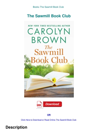Books The Sawmill Book Club