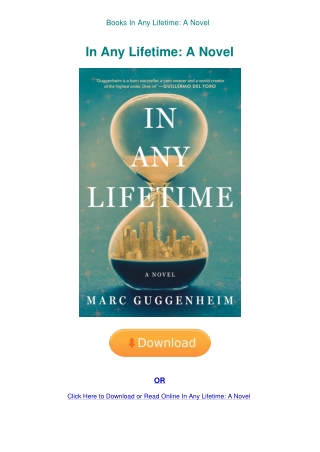 Books In Any Lifetime A Novel