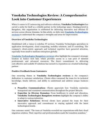 Vmoksha Technologies Review_ A Comprehensive Look into Customer Experiences (2)