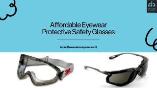 Affordable Eyewear Protective Safety Glasses