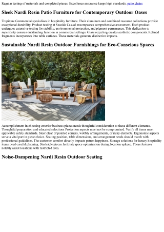 Waterproof Resin Outdoor Benches for Poolside Use