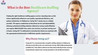 What is the Best Healthcare Staffing Agency