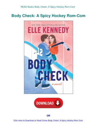 READ Books Body Check A Spicy Hockey Rom-Com