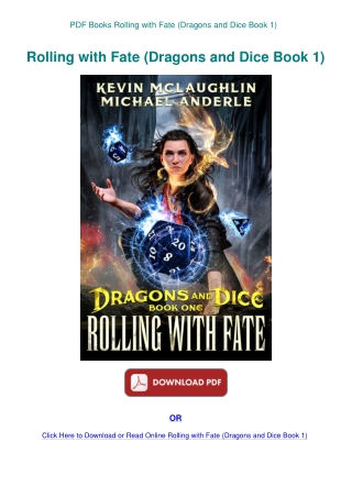 PDF Books Rolling with Fate (Dragons and Dice Book 1)