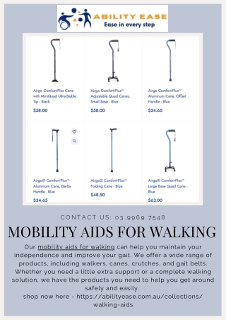 mobility aids for walking