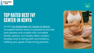 Top Rated Best IVF Center In Kenya