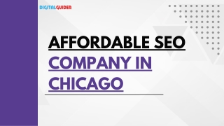 Affordable SEO Company in Chicago
