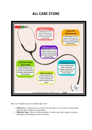 Stethoscopes: A Key Tool for Doctors and Nurses