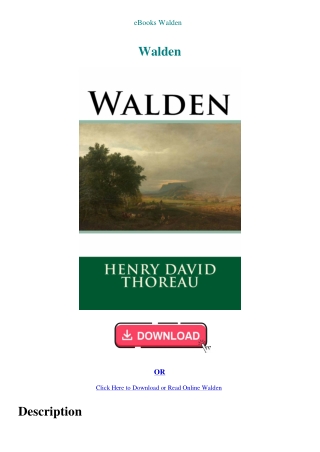 eBooks Walden